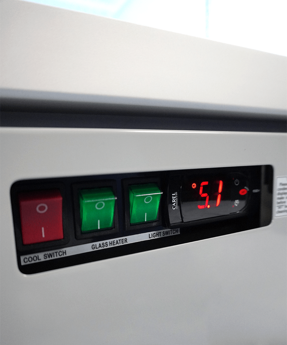Kühlschrank / 3 Glastüren / JDE-1530R