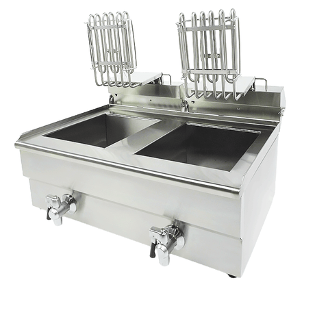 Elektrische Tischfritteuse 2 × 10 L / Combisteel