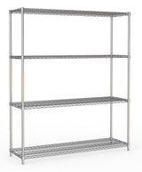 Kühlzellenregal / 4 Ebenen / Chrom / 1500 × 450 × 1800 mm / Combisteel