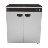 Teller-Wärmeschrank / 750 mm breit / 2 Türen / 90-120 à 32cm diameter Teller / +30 bis +85 °C / 1,2 kW / Combisteel