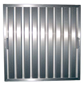 Lamellenfilter / 495 × 495 × 20 mm / Combisteel