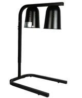 Tisch-Wärmelampe / 2 Lampen / Schwarz / 0,5 kW / 230 V / Combisteel