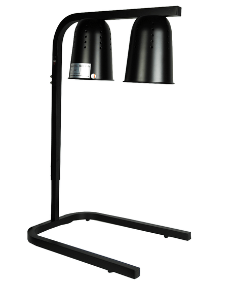 Tisch-Wärmelampe / 2 Lampen / Schwarz / 0,5 kW / 230 V / Combisteel