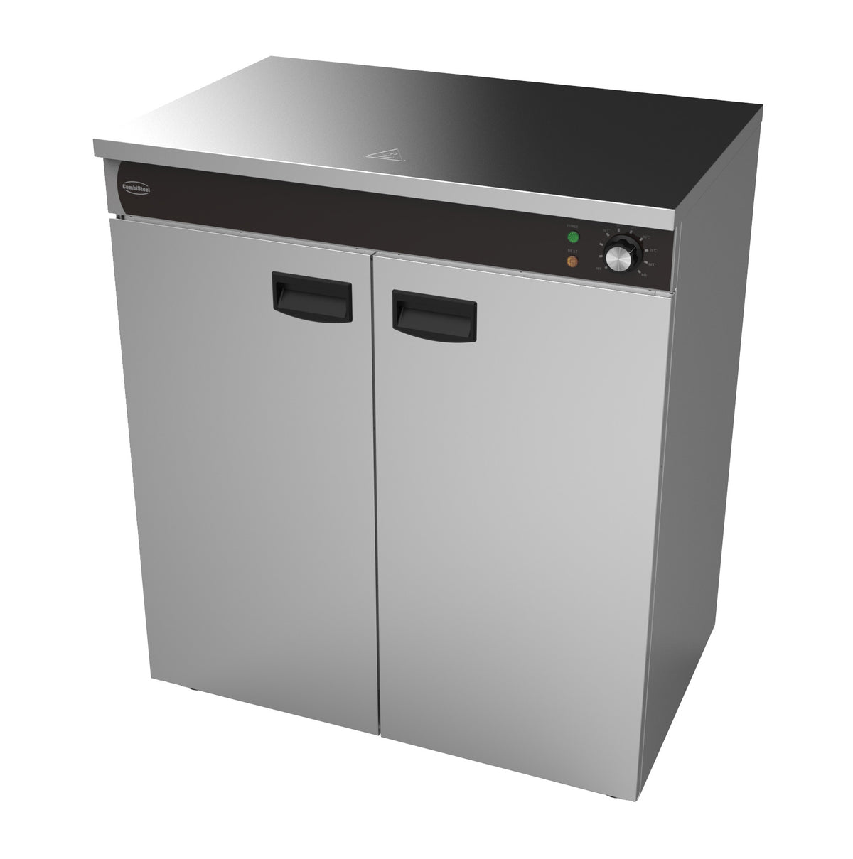 Teller-Wärmeschrank / 750 mm breit / 2 Türen / 90-120 à 32cm diameter Teller / +30 bis +85 °C / 1,2 kW / Combisteel