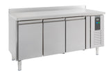 Kühltisch / mit Aufkantung / 3 Türen / Combisteel