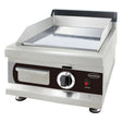 Gas-Grillplatte Propan / Chrom glatt / 400 mm / 3 kW / Combisteel – professionelle Gas-Grillplatte für Gastronomie