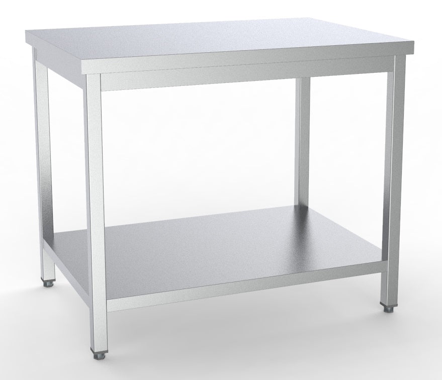 Arbeitstisch mit Grundboden 700 × 700 mm von Combisteel