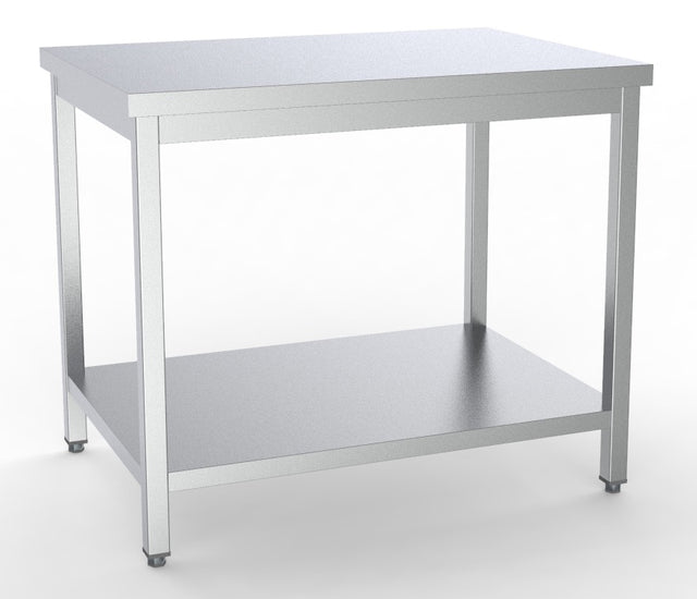 Arbeitstisch mit Grundboden 800 × 700 mm von Combisteel
