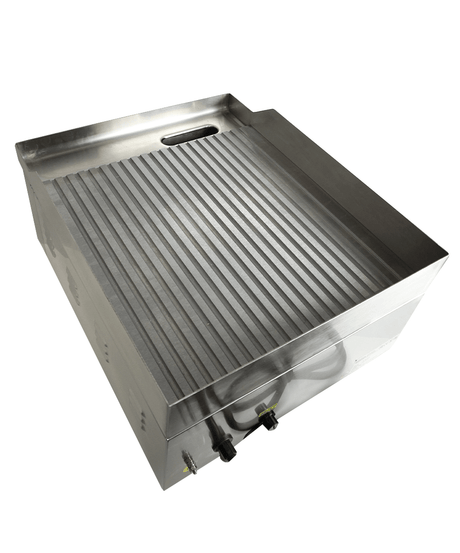 Elektrische Grillplatte / Gerillt / 360 mm / 2 kW / 230 V / Combisteel – elektrische Grillplatte für Gastronomie