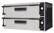 Elektrischer Combisteel Pizzaofen mit 2 Backkammern für 2 × 3 Pizzen Ø 35 cm