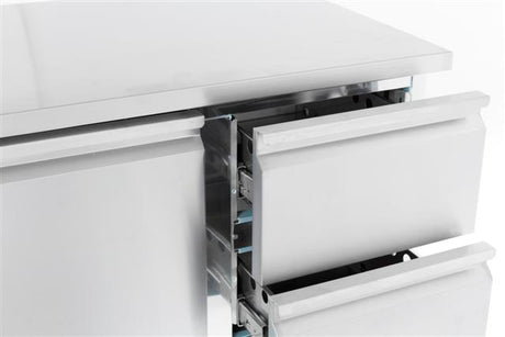 Kühltisch / 1 Tür + 2 Schubladen / 257 L / Combisteel