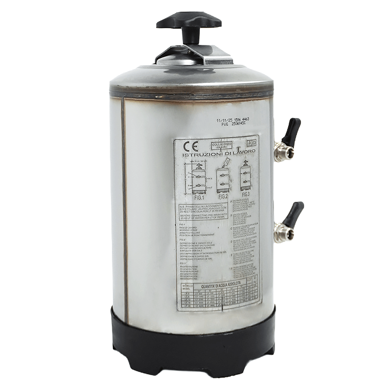 Wasserenthärter / 8 L / manuell / 185 × 185 × 400 mm / Combisteel