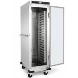 Bankettwagen / warm / 17× 1/1GN / 290 L / 515 × 780 × 1763 mm / Combisteel