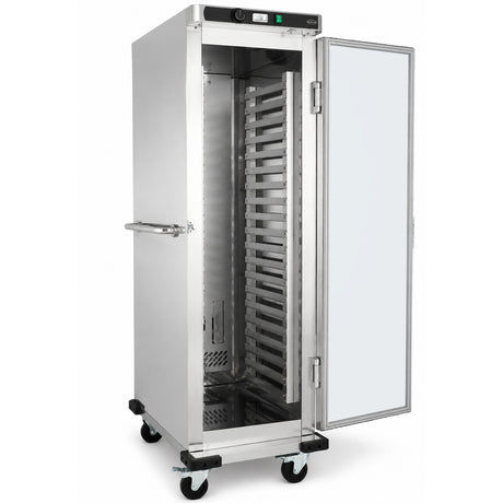 Bankettwagen / warm / 17× 1/1GN / 290 L / 515 × 780 × 1763 mm / Combisteel