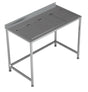 Arbeitstisch mit integrierter Tropfschale 1200 × 650 mm von Combisteel