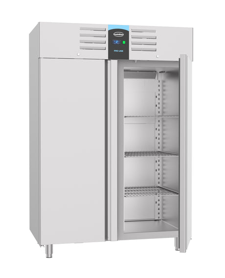 Gewerbetiefkühlschrank Edelstahl 1200 L 2 Türen