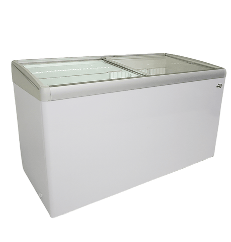 Eistruhe 456 L mit Glasschiebedeckel / Lotte / Combisteel