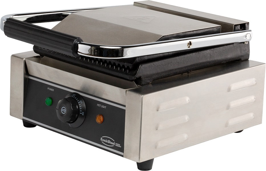 Elektrischer Kontaktgrill gerillt 1,8 kW / Combisteel – professioneller Kontaktgrill für Gastronomie