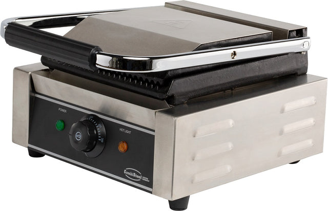 Elektrischer Kontaktgrill gerillt 1,8 kW / Combisteel – professioneller Kontaktgrill für Gastronomie