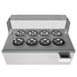 Speiseeisvitrine / Zanzibar / 8 × 7 L / Weiß / 1214 × 674 × 935 mm / Combisteel