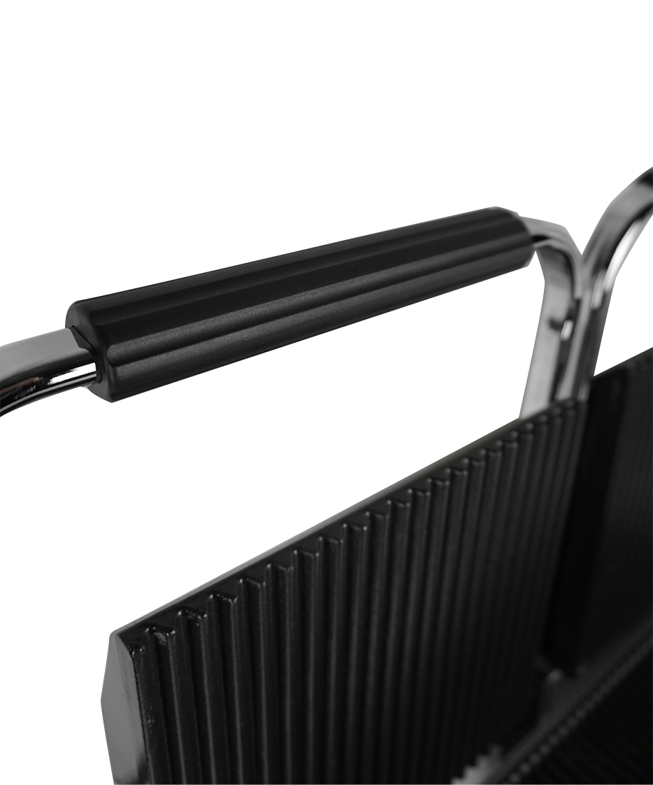 Elektrischer Doppel-Kontaktgrill gerillt 3,6 kW / Combisteel – professioneller Kontaktgrill für Gastronomie