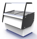 Speiseeisvitrine Ibiza 8 x 5 L / Weiß / Combisteel