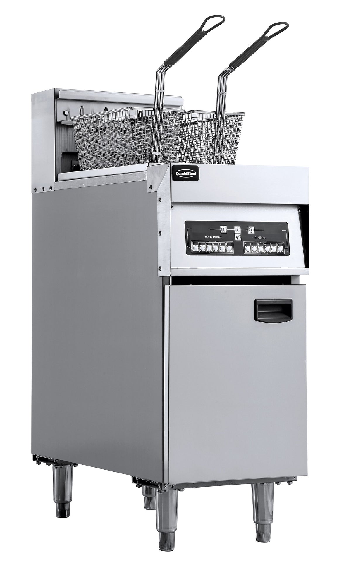Elektrische Standfritteuse / 2 × 12,5 L / 18 kW / 400 V / Combisteel