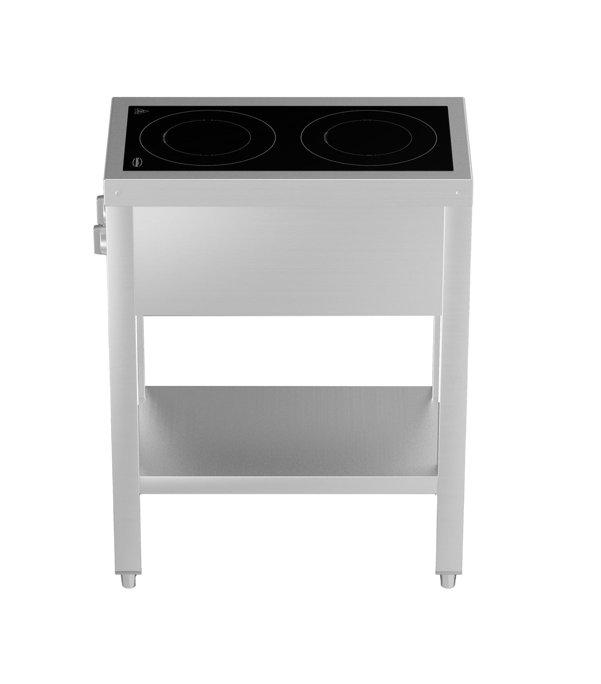 Induktionsherd mit 2 Zonen und offenem Unterbau von Combisteel – Produktansicht 7