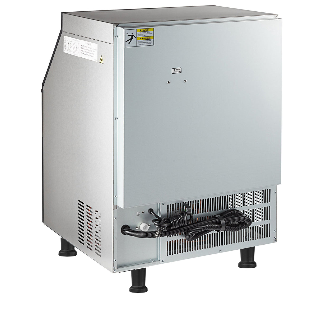 Eiswürfelmaschine / 73 kg/24 h / Bunker 36 kg / Eiswürfel 22×22×22 mm / luftgekühlt / Combisteel