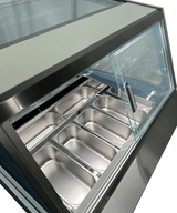 Speiseeisvitrine / Komodo / 6 × 5 L / Weiß / 910 × 880 × 1300 mm / Combisteel