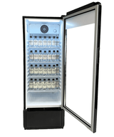 Getränkekühlschrank 1 Glastür Schwarz PIB-240R