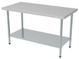 Arbeitstisch mit Grundboden 1400 × 700 mm von Combisteel