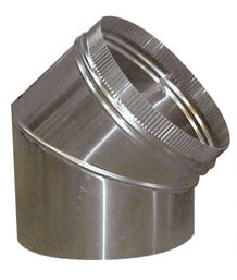 Lüftungsbogen / rund / 45° / Ø 300 mm / Combisteel