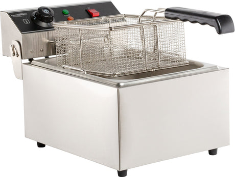 Elektrische Tischfritteuse 1 × 6 L / Combisteel