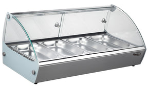 Wärmevitrine 4× 1/3 GN +30 bis +90 °C von Combisteel