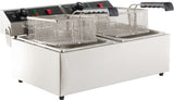 Elektrische Tischfritteuse 2 × 6 L / Combisteel