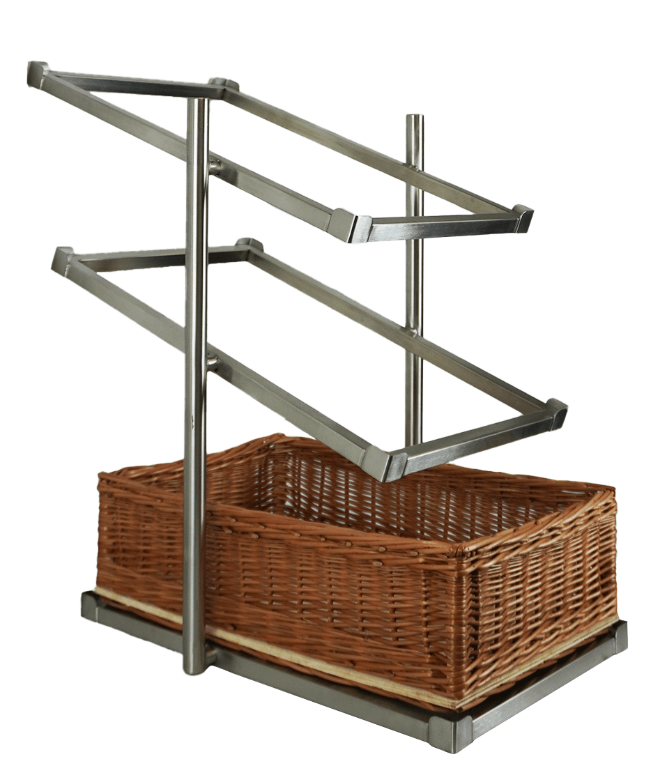 Brotkorb-Etagere 3-stufig schmales Modell – Detailansicht 3