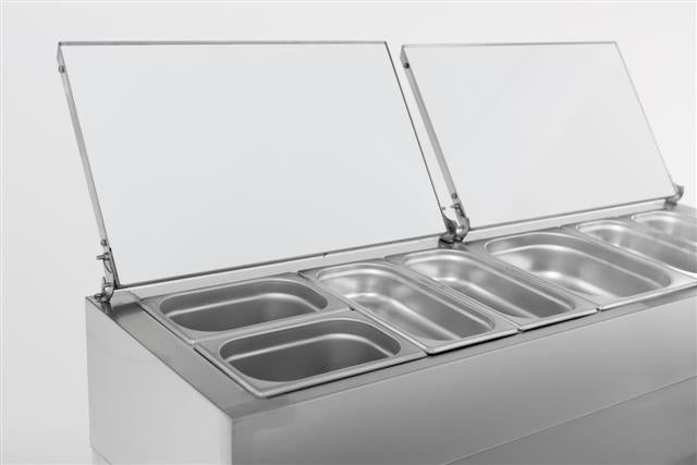 Saladette / 2 Türen / 6x 1/3 GN / Combisteel