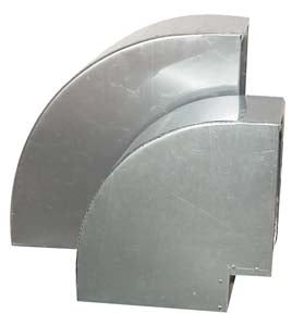 Lüftungsbogen / eckig / 90° / 350 × 350 mm / Combisteel