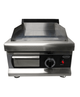 Gas-Grillplatte / Chrom glatt / 400 mm / 3 kW / Combisteel – professionelle Gas-Grillplatte für Gastronomie