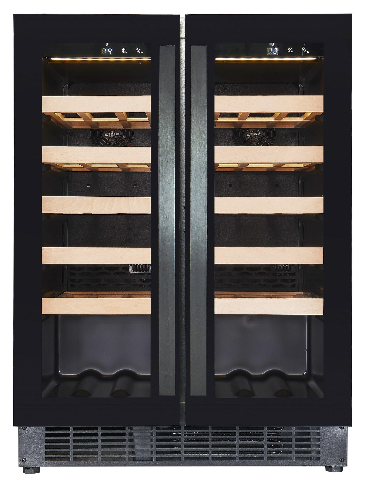 Weinkühlschrank 100 Liter mit Dual-Zone-Kühlung